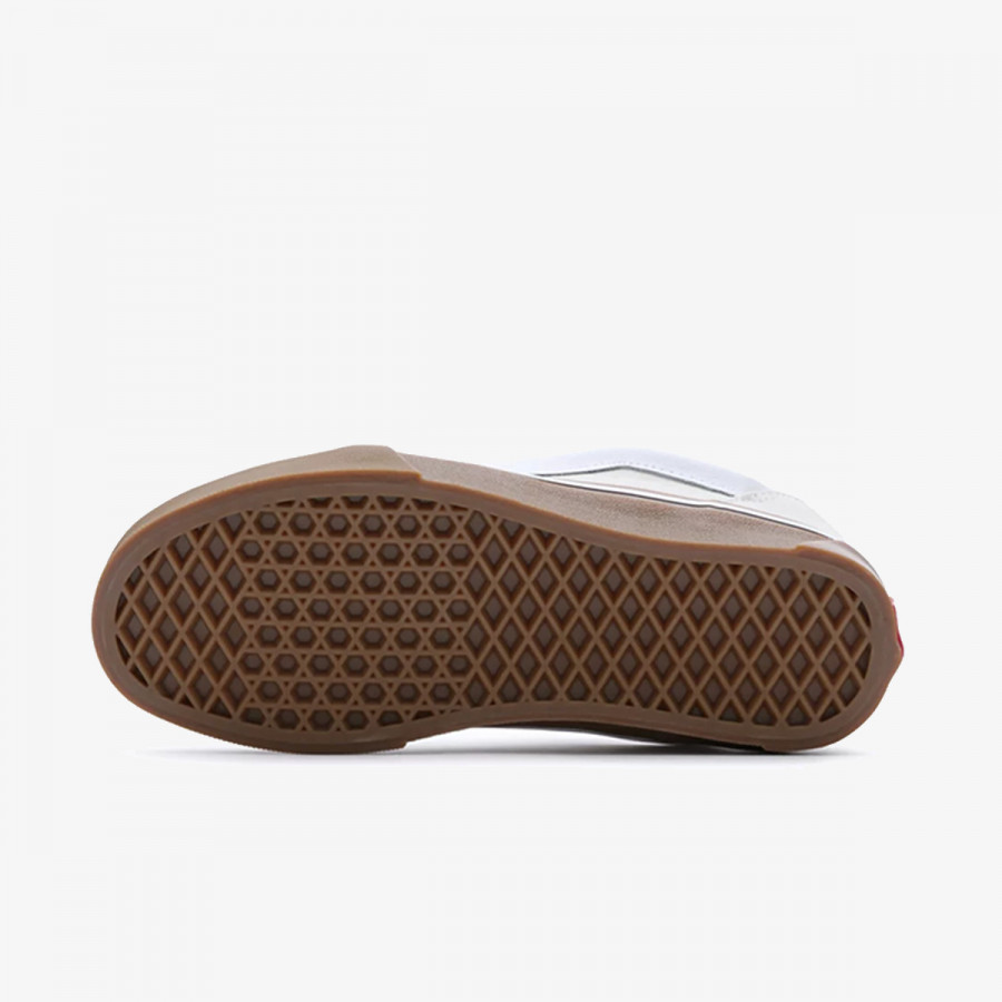 VANS Knu Skool White, 8.5, Medium 