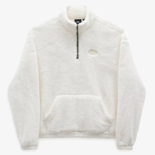VANS PIONEER MOCK HALF ZIP DIGI WHITE, Small 