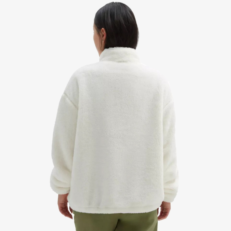 VANS PIONEER MOCK HALF ZIP DIGI WHITE, Small 