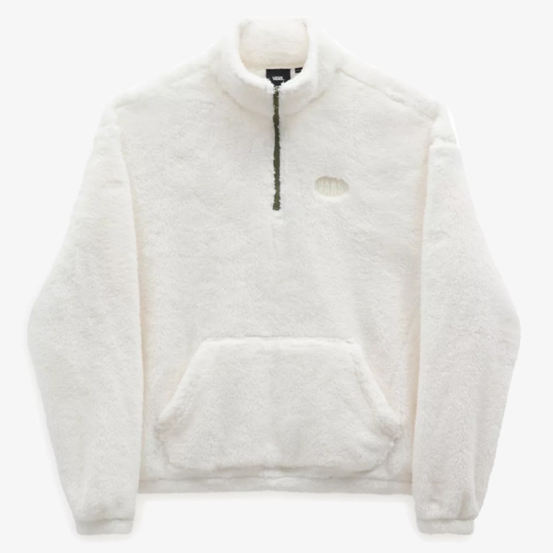 VANS PIONEER MOCK HALF ZIP DIGI WHITE, Small 