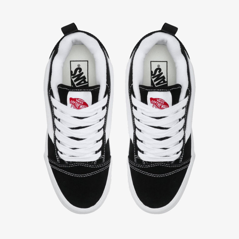 VANS Knu Stack Black/True Whit, 5.5, Medium 