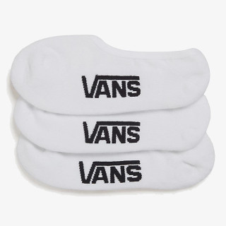 VANS CLASSIC NO SHOW ROX WHITE 