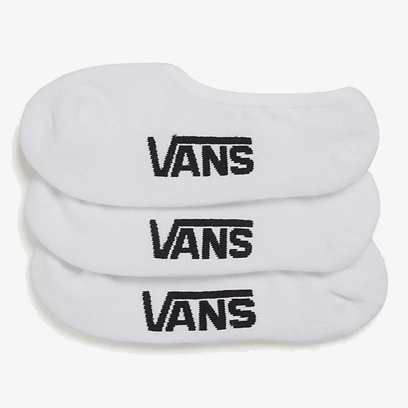 VANS CLASSIC NO SHOW ROX WHITE 