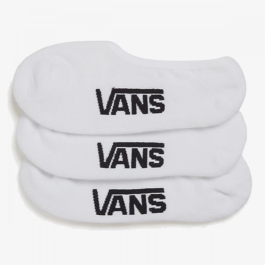 VANS CLASSIC NO SHOW ROX WHITE 