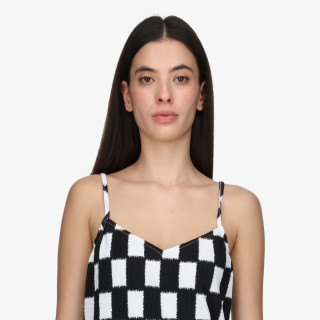 VANS BENTON CHECKER CAMI DRESS 