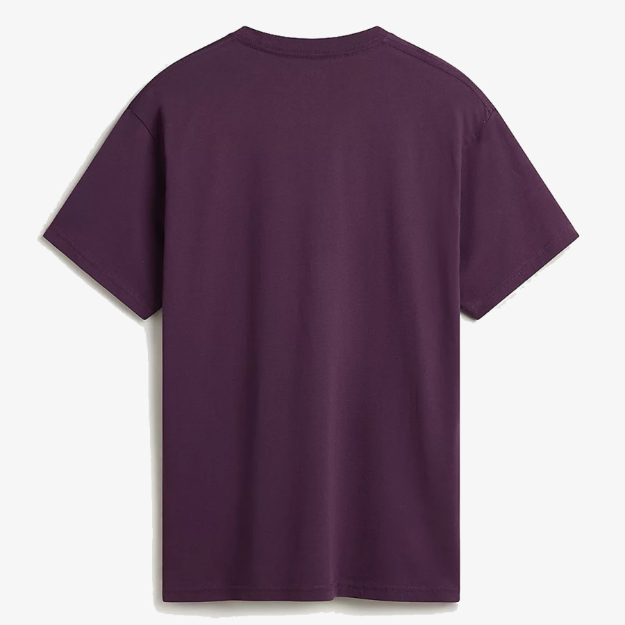 VANS MN LEFT CHEST LOGO T BLACKBERRY 