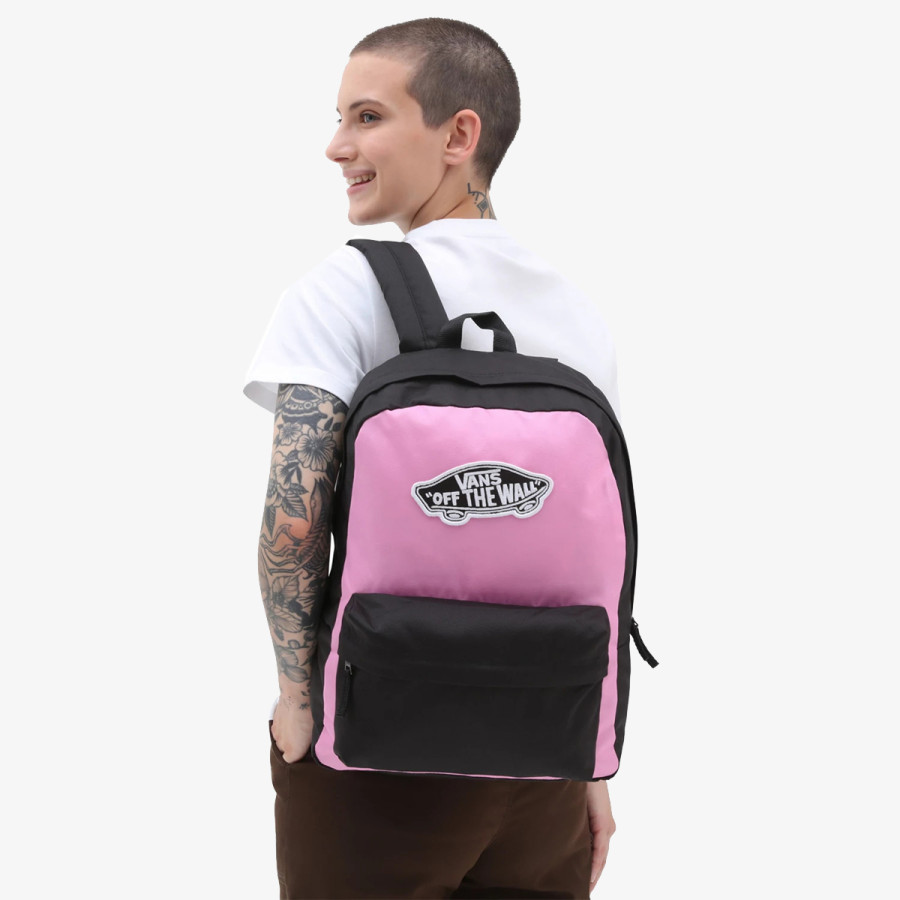 VANS WM REALM BACKPACK BLACK-CYCLAMEN 