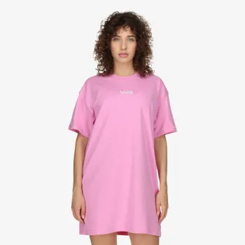 VANS VANS WM CENTER VEE TEE DRESS CYCLAMEN 