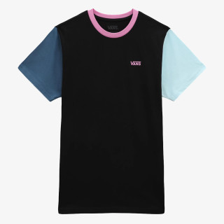 VANS LEFT CHEST COLORBLOCK E BLACK 