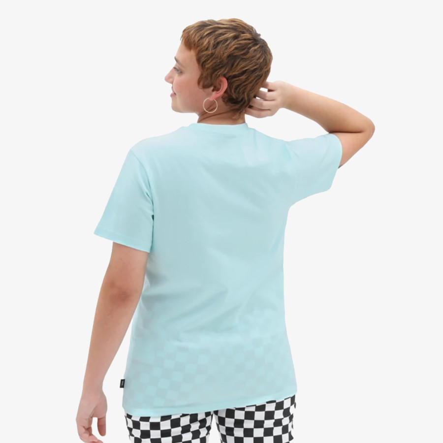 VANS LEFT CHEST LOGO TEE EM BLUE GLOW 