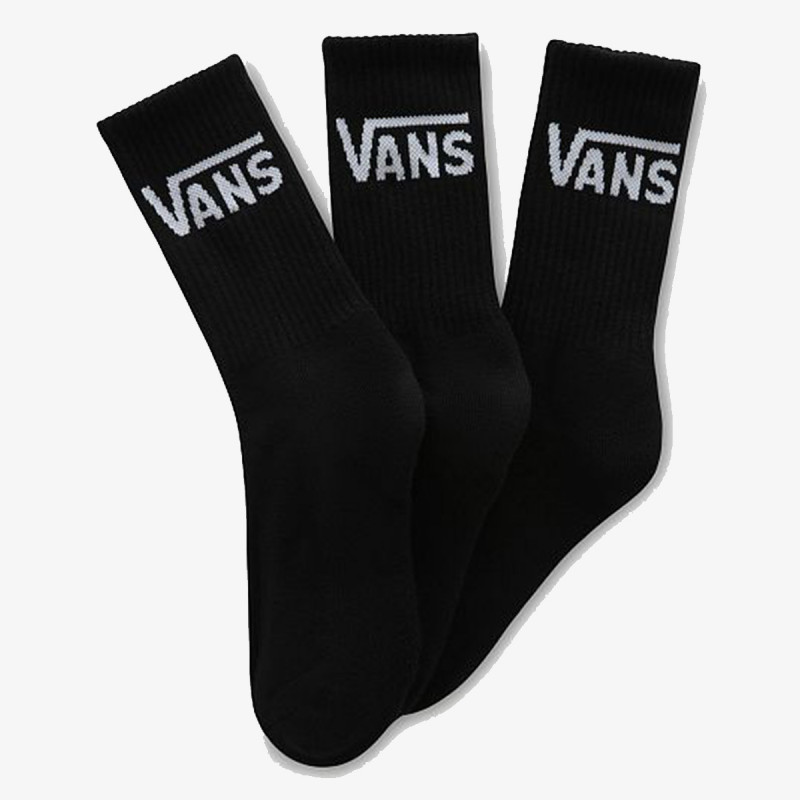 VANS BASIC 3PK CREW-B BLKWH 
